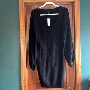 The Perfect Black Dress for all winter occasions.